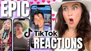 Vocal Coach Reacts to EPIC TIKTOKS [upl. by Tavy]