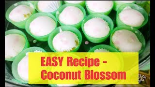 EASY Coconut Blossom Apam kelapa gula melaka [upl. by Ydissac]