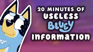 20 Minutes of Useless Bluey Information [upl. by Boaten]