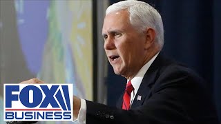 Pence delivers remarks at Workers for Trump event [upl. by Nesyrb]