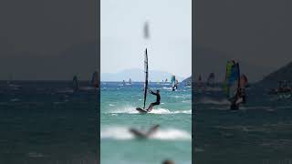 Freestyle windsurfing in Vasiliki 😮‍💨🕺 [upl. by Kore]