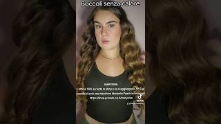 boccoli senza calore hairstylingtutorial longhair tutorial beautyhacks pomelo bigoodino [upl. by Stoneham]