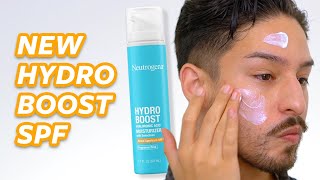 Reviewing the NEW Neutrogena Hydro Boost Moisturizer SPF 50 Sunscreen [upl. by Olram]