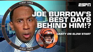 WHAT ARE YOU TALKING ABOUT 🤯 Stephen A GOES OFF on Chris Cantys Joe Burrow take  First Take [upl. by Garwood]