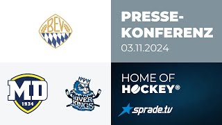 03112024  Pressekonferenz  Schweinfurt Mighty Dogs vs HC Landsberg Riverkings [upl. by Ellenohs]