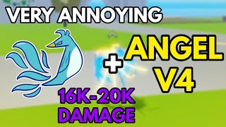 INSANELY OP PHOENIX AWAKENING  ANGEL V4 COMBO EASY TO USE  Roblox Blox Fruits [upl. by Bushore155]