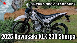 2025 Kawasaki KLX 230 Sherpa Leichter stärker geländetauglich  die Fakten [upl. by Naujled]