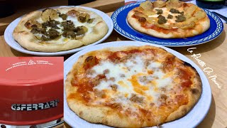 IMPASTO PER PIZZA A LUNGA LIEVITAZIONE CON FORNETTO FERRARI  Primo Utilizzo Cottura Pizza Perfetta [upl. by Aisatsana]