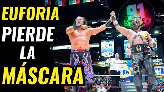 💥 HECHICERO gana la MÁSCARA de EUFORIA en el 91 Aniversario del CMLL [upl. by Ofelia751]