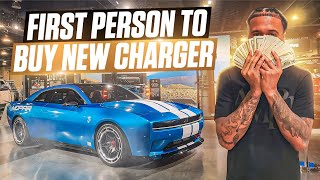 BUYING THE FIRST 250K ELECTRIC DODGE CHARGER OFF THE SEMA SHOW ROOM FLOOR [upl. by O'Donnell]