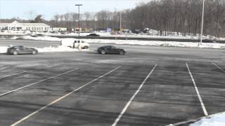 Teslas Circling Milford Service Plaza [upl. by Amble]