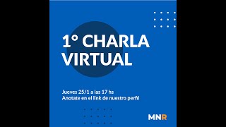 1er Charla virtual del ingreso 2024  MNR [upl. by Leilah157]