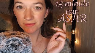 asmr ✨ 15 minute guided nap with soft wakeup ✨ take a break [upl. by Letnoj]