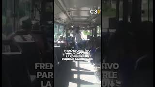 Paró el colectivo para acomodarle la corbata a un pequeño abanderado ❤️ [upl. by Sausa197]