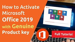 Activate Microsoft office 2019 with Genuine Product Key [upl. by Upton437]