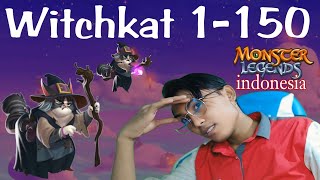 witchkat LeveL 1150 Monster Legends INDONESIA [upl. by Metts]