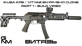 Kalashnikov USA KP9 Video Part 1  Installing Zenitco Parts From Russia  Vityaz SN PP1901 Clone [upl. by Merola]