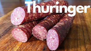 Thuringer Style German Sausage  Gourmet Woodsman [upl. by Hsirrehc]