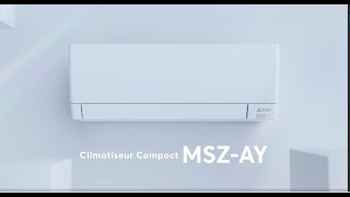 Climatiseur réversible mural Compact MSZAY Mitsubishi Electric [upl. by Ayocat]