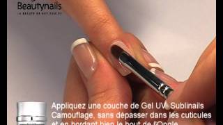 Gel UV Sublinails et French Manucure sur Ongles Naturels [upl. by Ennairam820]