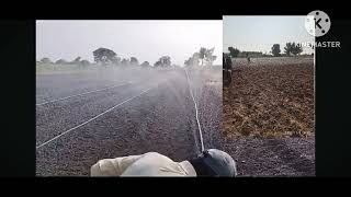 🇮🇳new laser drip irrigation system for maize crop🌾🌽 [upl. by Phippen]