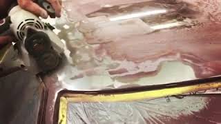 Stripping car paint with the Porter Cable Restorer [upl. by Russom]