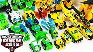 Transformers Rescue Bots Toys Collection Featuring Boulder and Bumblebee [upl. by Gratianna626]