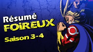 Résumé Foireux  My Hero Academia  Saison 34 PARODIE [upl. by Aihsele]