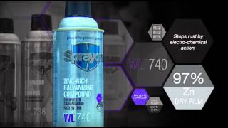 Sprayon WL740  Zinc Rich Galvanizing Compound [upl. by Eisiam]