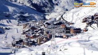 Skiing  Val Thorens France  Unravel Travel TV [upl. by Huang]