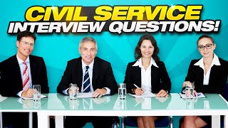 CIVIL SERVICE INTERVIEW QUESTIONS amp ANSWERS How To PASS A Civil Service Behaviours Interview [upl. by Ael]