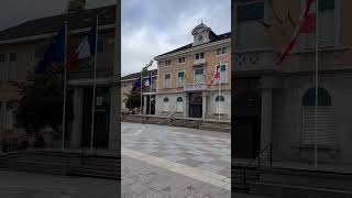 Annemasse city center France ukrainianflag europeanunion [upl. by Friedman]