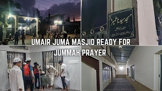 Masjid e umair hanif abad Bkl ready for Jummah prayer [upl. by Baalbeer445]