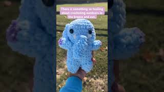 Do you prefer outside or indoor crocheting amigurumicrochet crochetforbeginners [upl. by Elsworth]