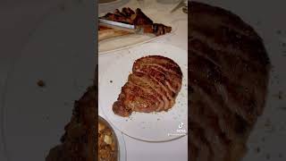 Fleming’s Prime Steakhouse and Wine Bar  Tomahawk Steak  PrimeAged Rib Eye Steak flemings cali [upl. by Minardi]