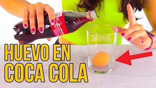 TIKTOK HACKS HUEVO EN COCACOLA 48 HORAS [upl. by Glarum482]