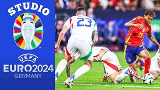 Hiszpania 10 Włochy  Dania 11 Anglia  Słowenia 11 Serbia  Studio Euro 2024 7 [upl. by Ailak]