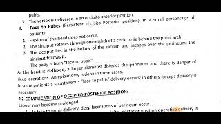 lec55 Obstratics LHV Mechanism of labour in Malpresentation [upl. by Annadiane477]