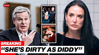 FBI Lists Demi Moore as Key Abuser After Diddy at Diddys Party [upl. by Philips502]