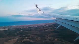 Landen op Castellón–Costa Azahar Airport CDT vanaf Airport Weeze NRN  10 februari 2024 [upl. by Accalia]