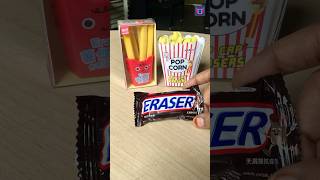 Unique stationery items shorts shortsvideo stationery useful eraser unboxing [upl. by Meir]