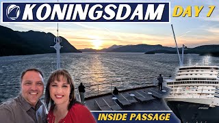 Holland America Koningsdam Alaska Cruise Inside Passage Sea Day VLOG Day 7 [upl. by Ainoyek]