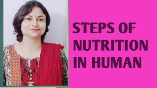 Steps of nutrition in humanlife process class 10th [upl. by Eiryt380]