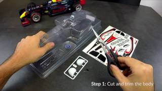 HOW TO prepare our TYPE6R F1 body shell from 0 to 100 [upl. by Meryl]