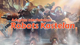 JoyToy Warhammer 40K Adeptus Mechanicus Kastelan Robots revisión en español [upl. by Ahserb357]