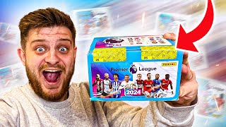 100 PACKS  NEW Panini PREMIER LEAGUE 2024 STICKER COLLECTION Box Break [upl. by Tuckie171]