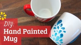 DIY Hand Painted Mug  Sea Lemon [upl. by Cl]