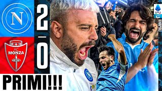 🤫 PRIMI NAPOLI 20 MONZA  LIVE REACTION NAPOLETANI AL MARADONA HD [upl. by Riebling]