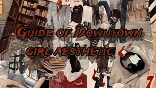 Guide of Downtown girl aesthetic 🎸🎧🕯️aesthetic downtowngirl cozy [upl. by Lydie801]