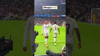 MBAPPE celebration wkwkwk elclasico mbapee realmadrid barcelona ucl [upl. by Enaitsirk16]